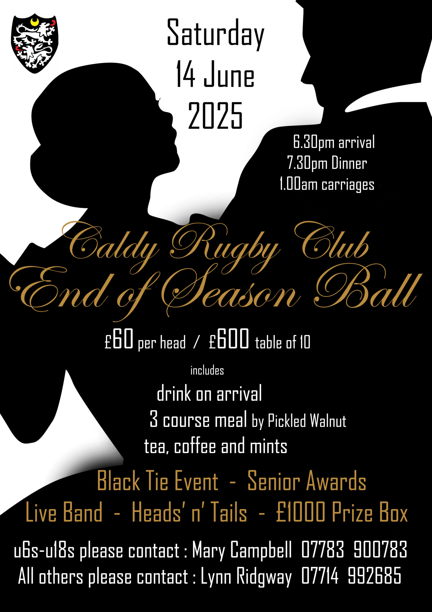 Caldy Rugby Club End of Season Ball